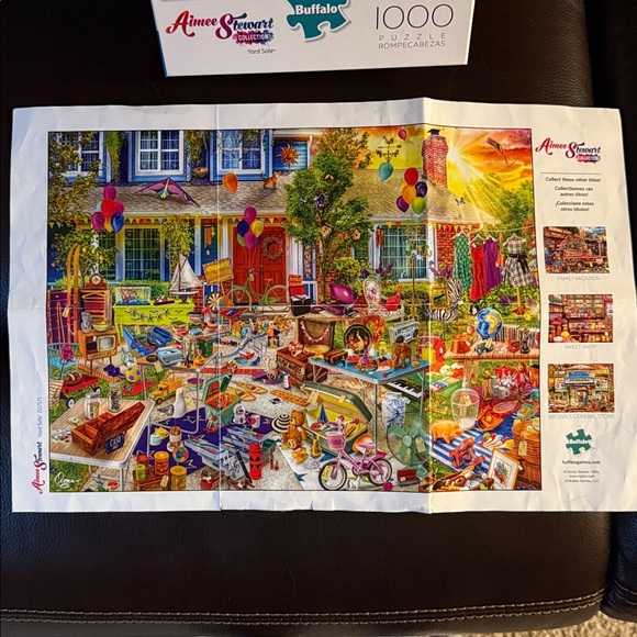 Buffalo Games 1000-Piece Puzzle - Colorful Yard Sale - Picture 2 of 2